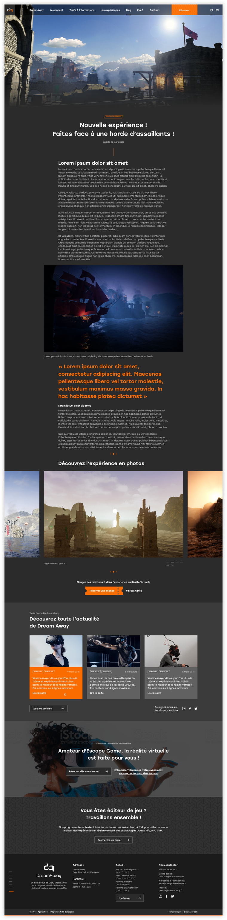 Dream Away Lecture Article