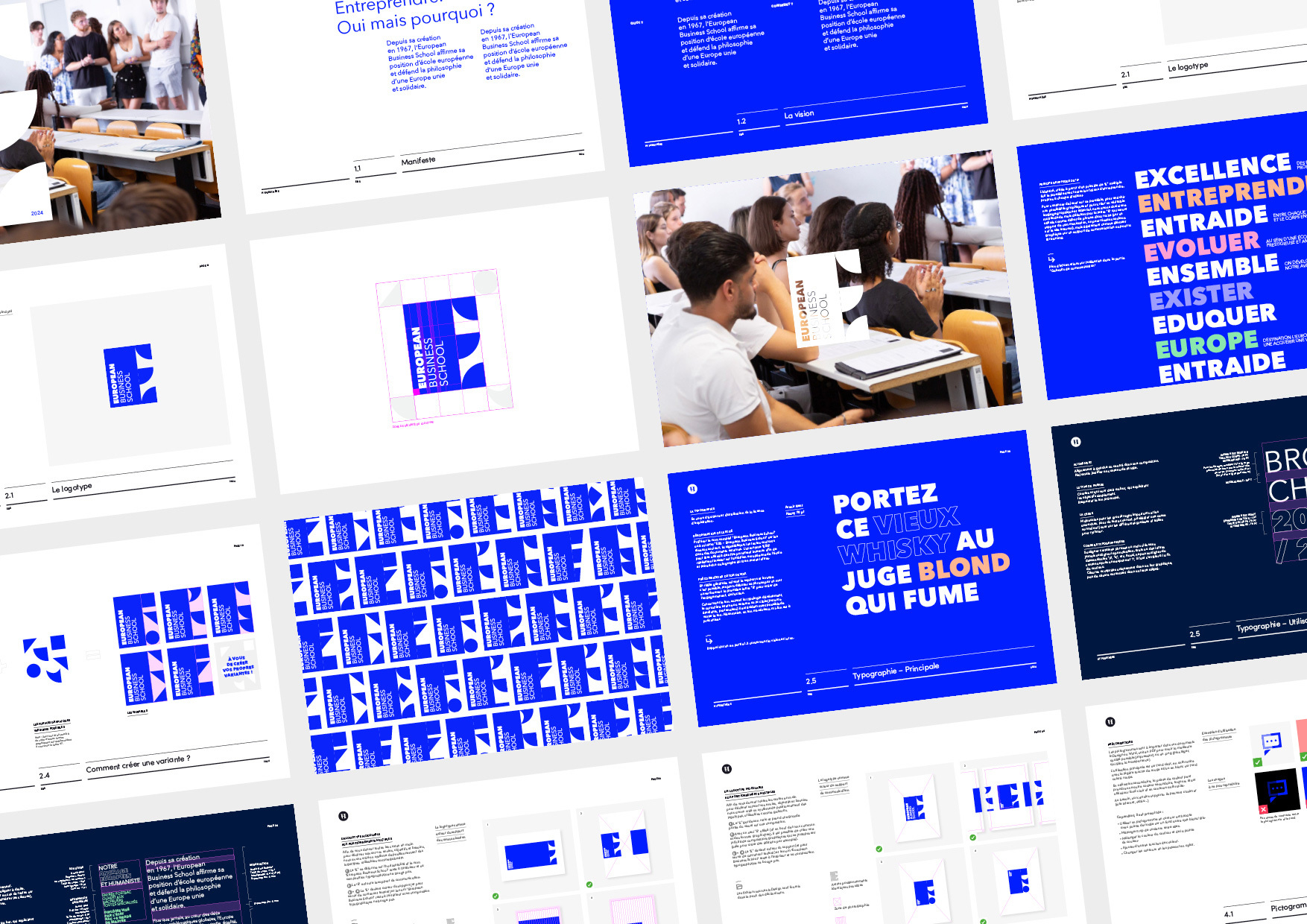 Ebs Template Pour Charte Mockup Site