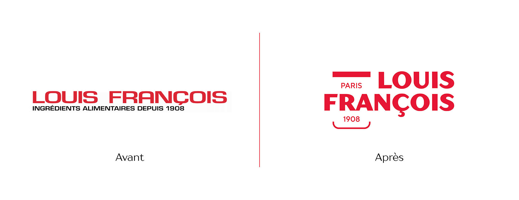 Louisfranç Ois Logo Before After