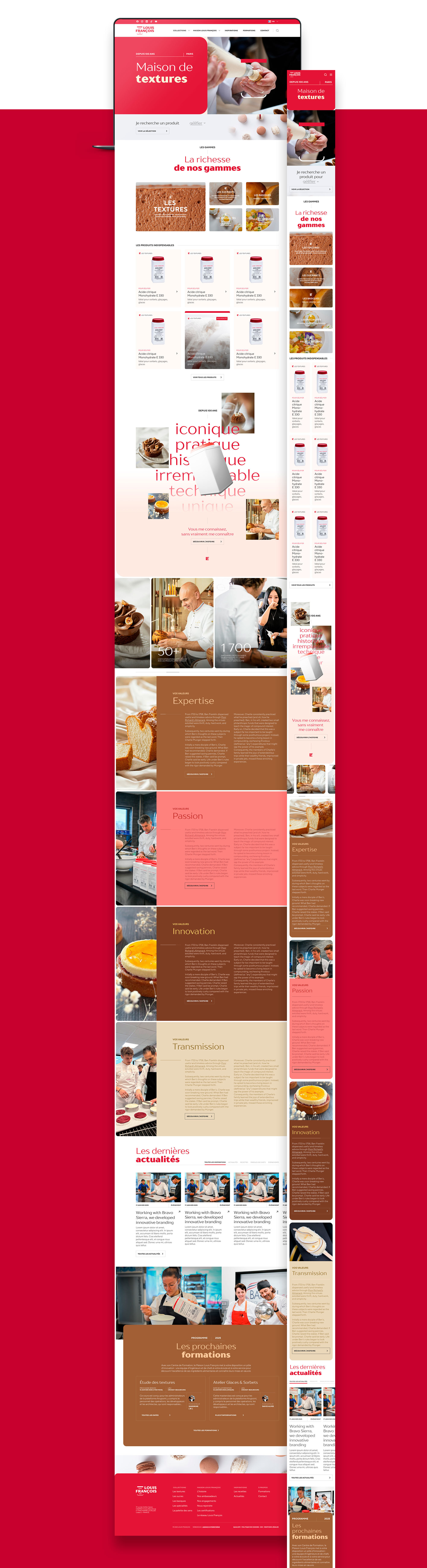 Louis Francois Site Hp 2025 Mockup